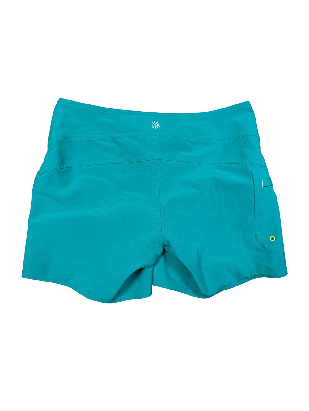 Athleta Clearwater Board Shorts Womens 4 Teal Turquoise Swim Surf Stretch Summer - Picture 2 of 6